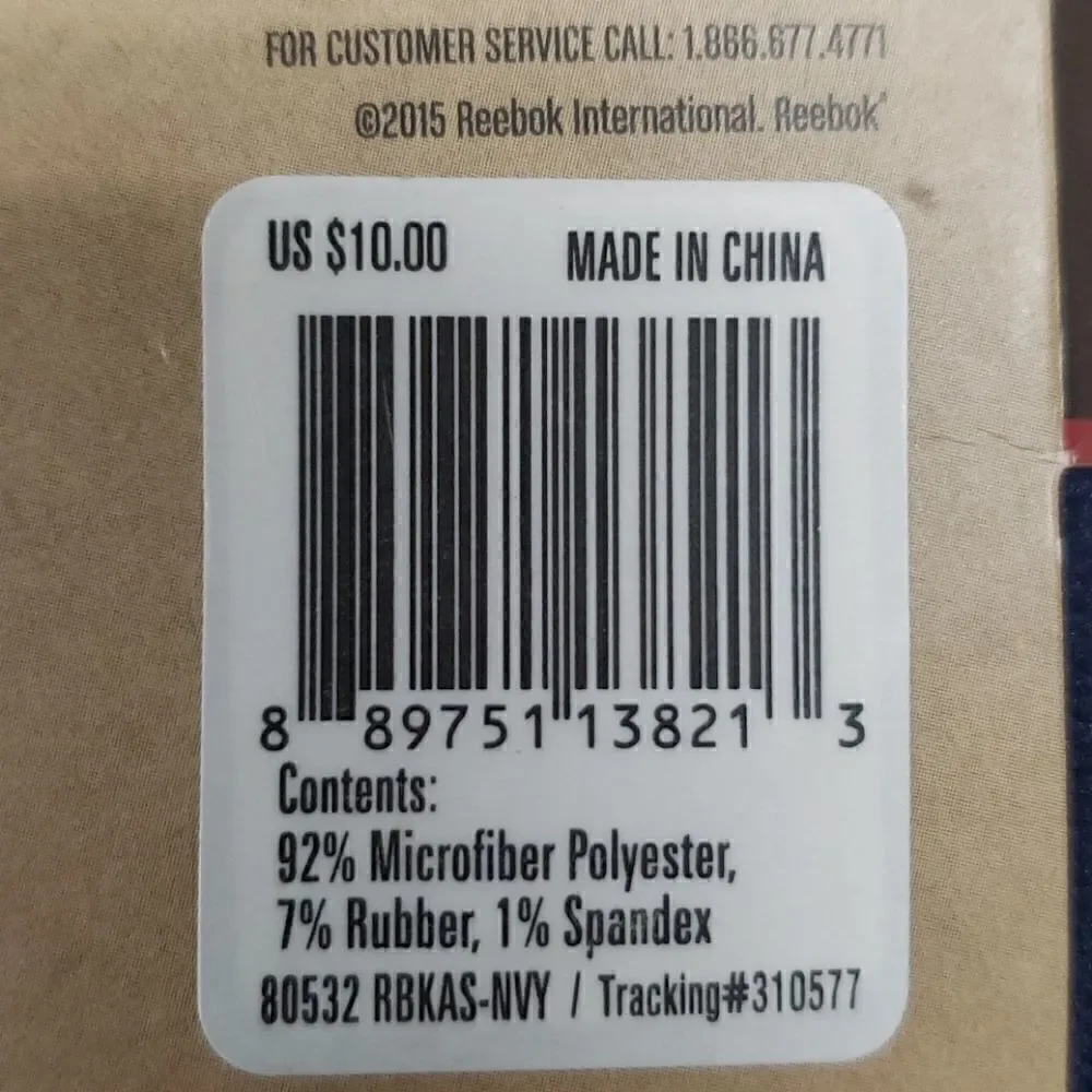 Reebok new tags